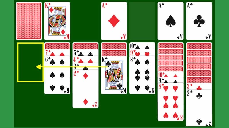 Luật chơi và nguyên tắc chơi của bài solitaire cach-choi-bai-solitaire