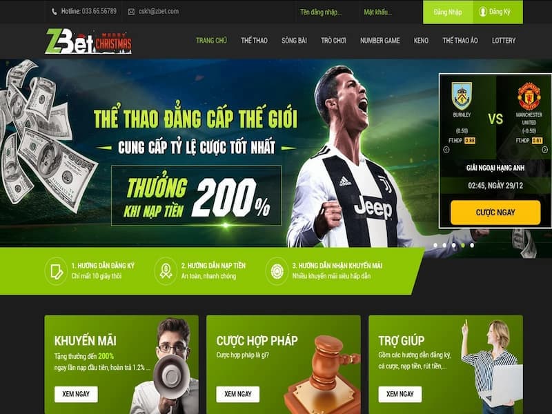 Nhiều sản phẩm cá cược chất lượng tại Zbet Gioi-thieu-Zbet